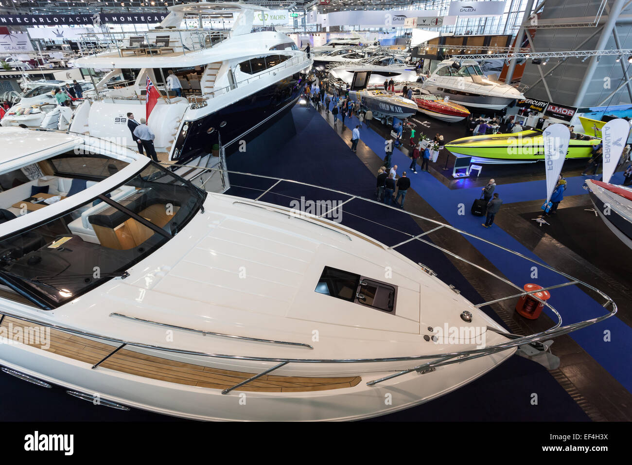 2015 - le bateau Duesseldorf mondes plus grand yachting et sports d'eau exposition. 25 janvier 2015 à Duesseldorf, Allemagne Banque D'Images
