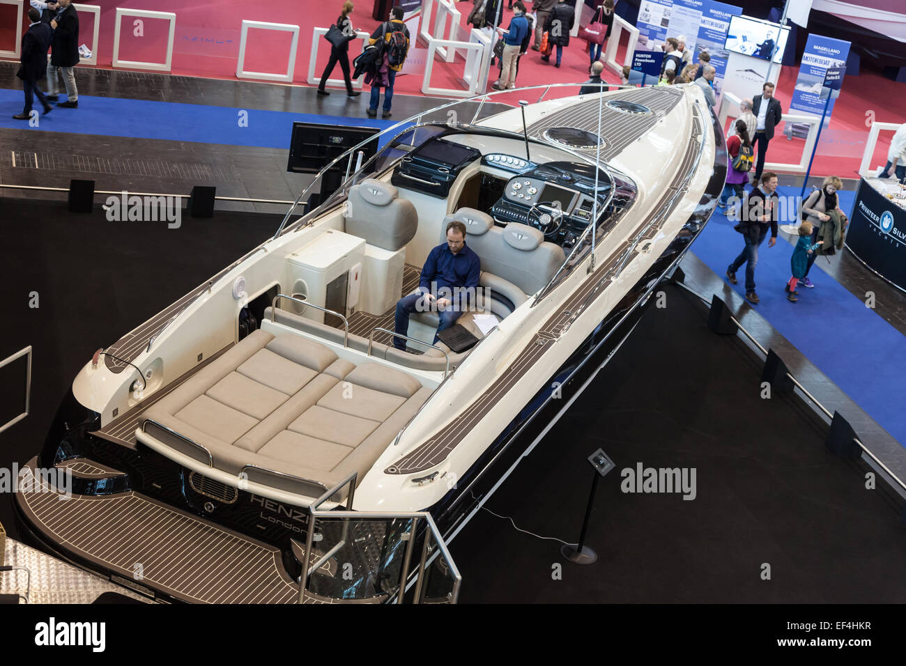2015 - le bateau Duesseldorf mondes plus grand yachting et sports d'eau exposition. 25 janvier 2015 à Duesseldorf, Allemagne Banque D'Images