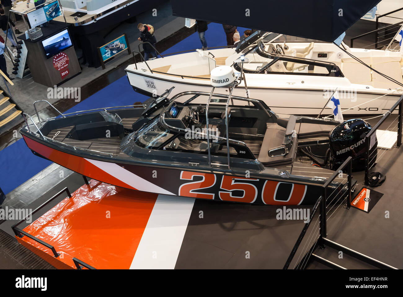 2015 - le bateau Duesseldorf mondes plus grand yachting et sports d'eau exposition Banque D'Images