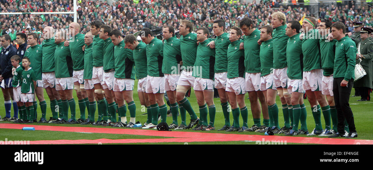 Maillot De Rugby Irlande Canterbury 2006 Taille L - Porté En Match, Sponsor Craquelé - Très Bon état Général
