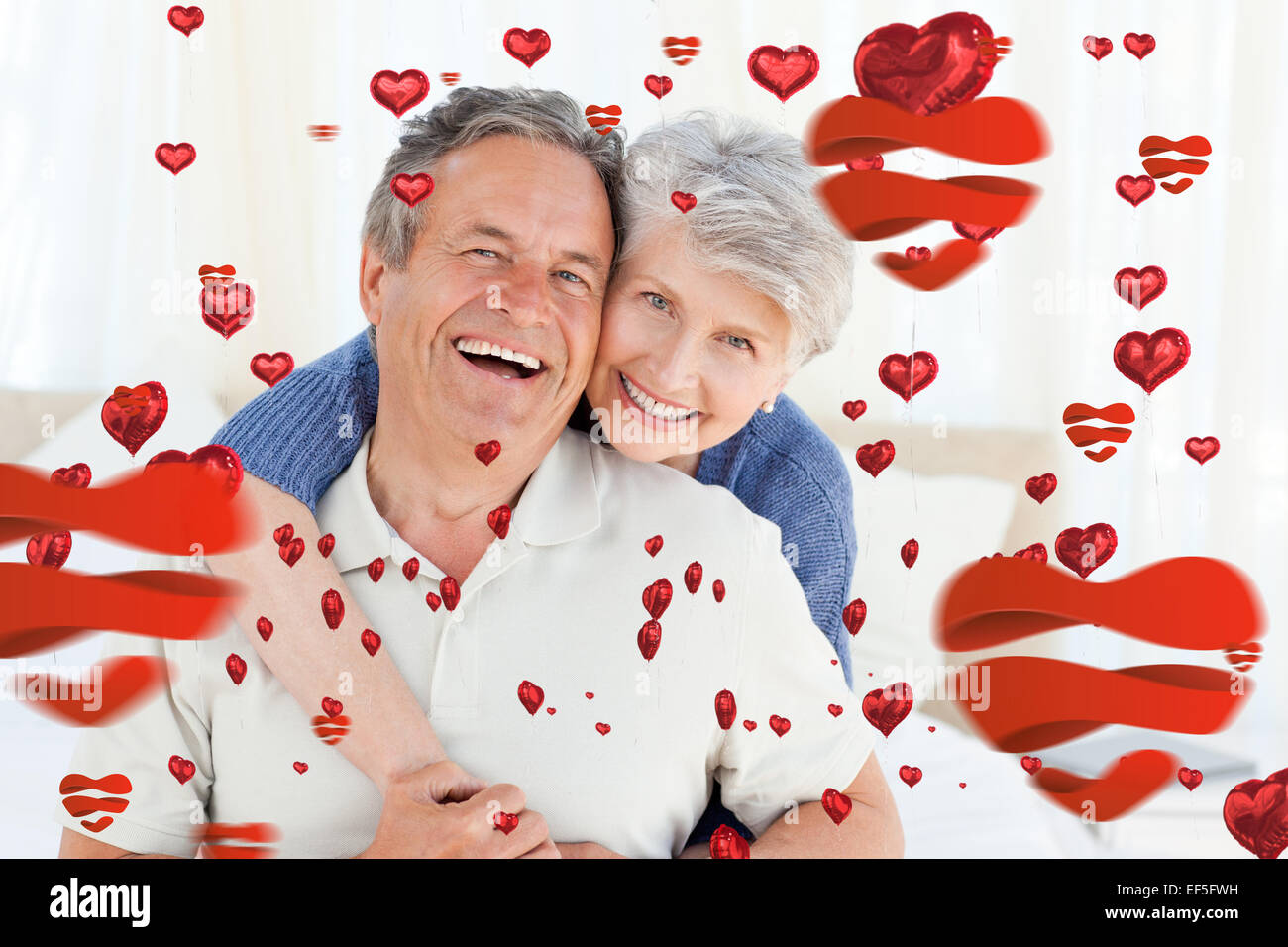 Image composite de couple l'appareil photo Banque D'Images