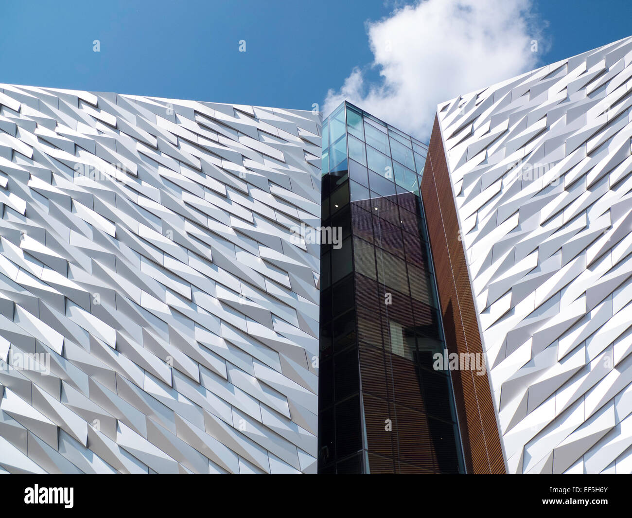 Le musée Titanic Belfast Irlande du Nord Banque D'Images