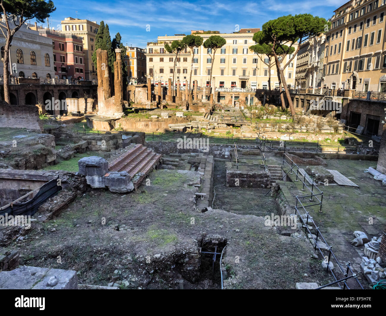 Largo di Torre Argentina à Rome, Italie Banque D'Images