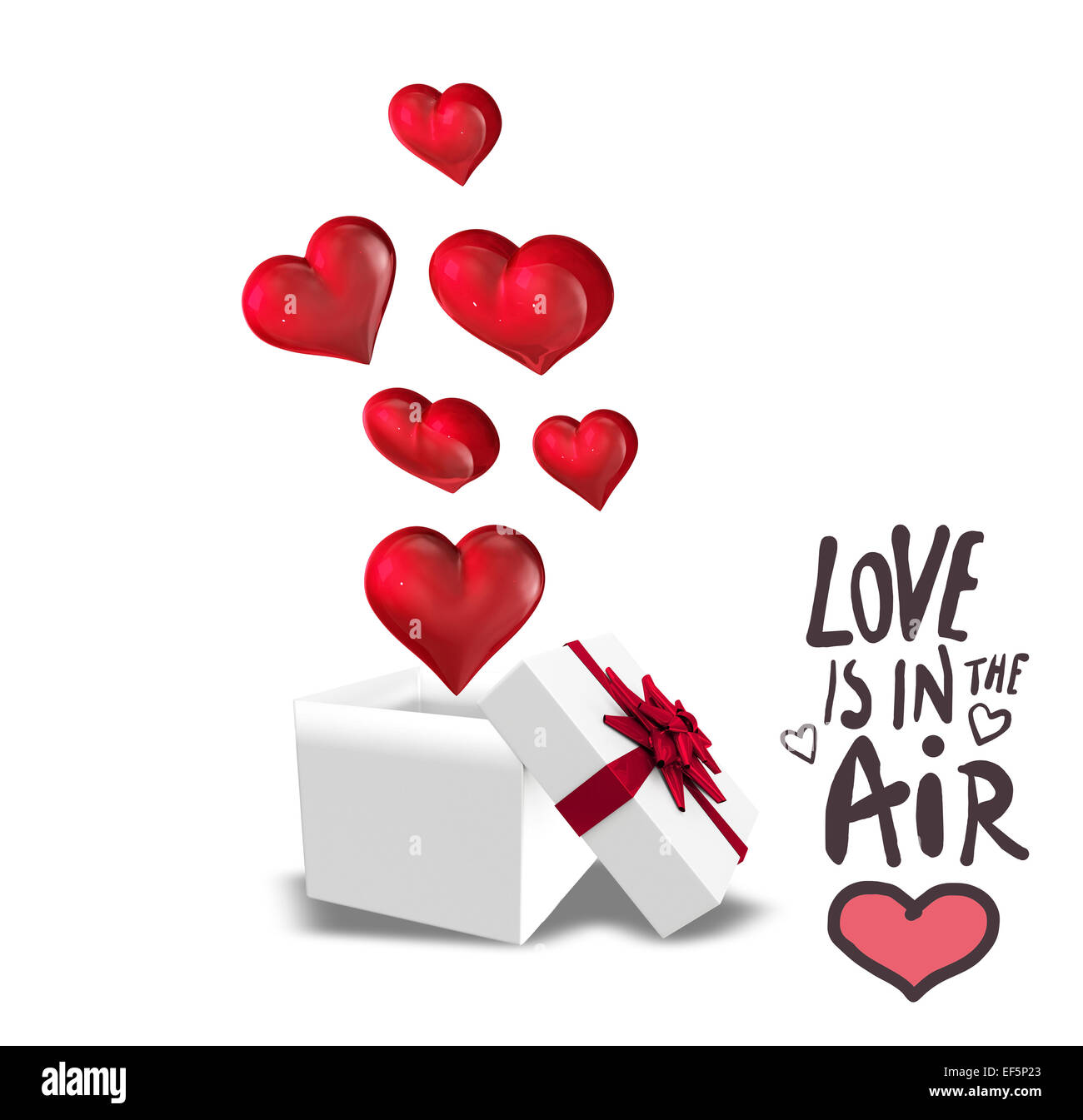 Image composite de l'amour est dans l'air Banque D'Images Image composite de l'amour est dans l'air Banque D'Images