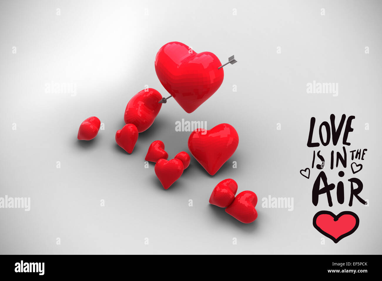 Image composite de l'amour est dans l'air Banque D'Images Image composite de l'amour est dans l'air Banque D'Images