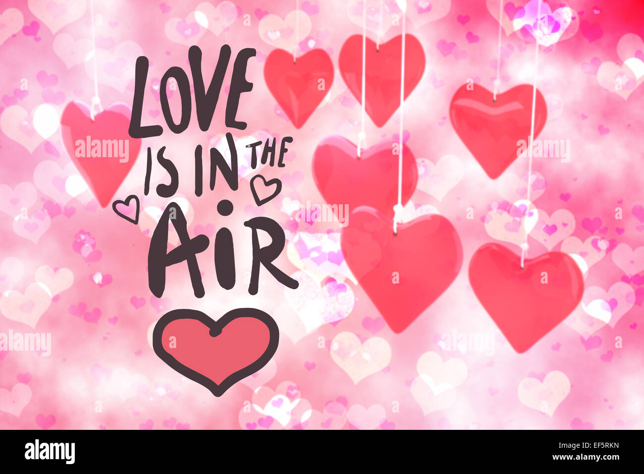 Image composite de l'amour est dans l'air Banque D'Images Image composite de l'amour est dans l'air Banque D'Images