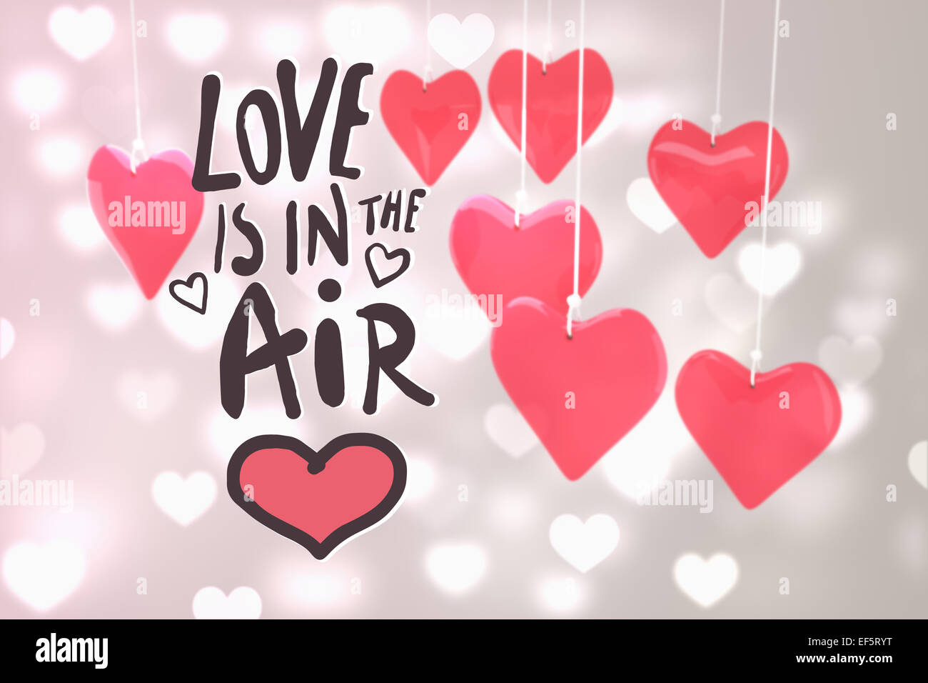 Image composite de l'amour est dans l'air Banque D'Images Image composite de l'amour est dans l'air Banque D'Images