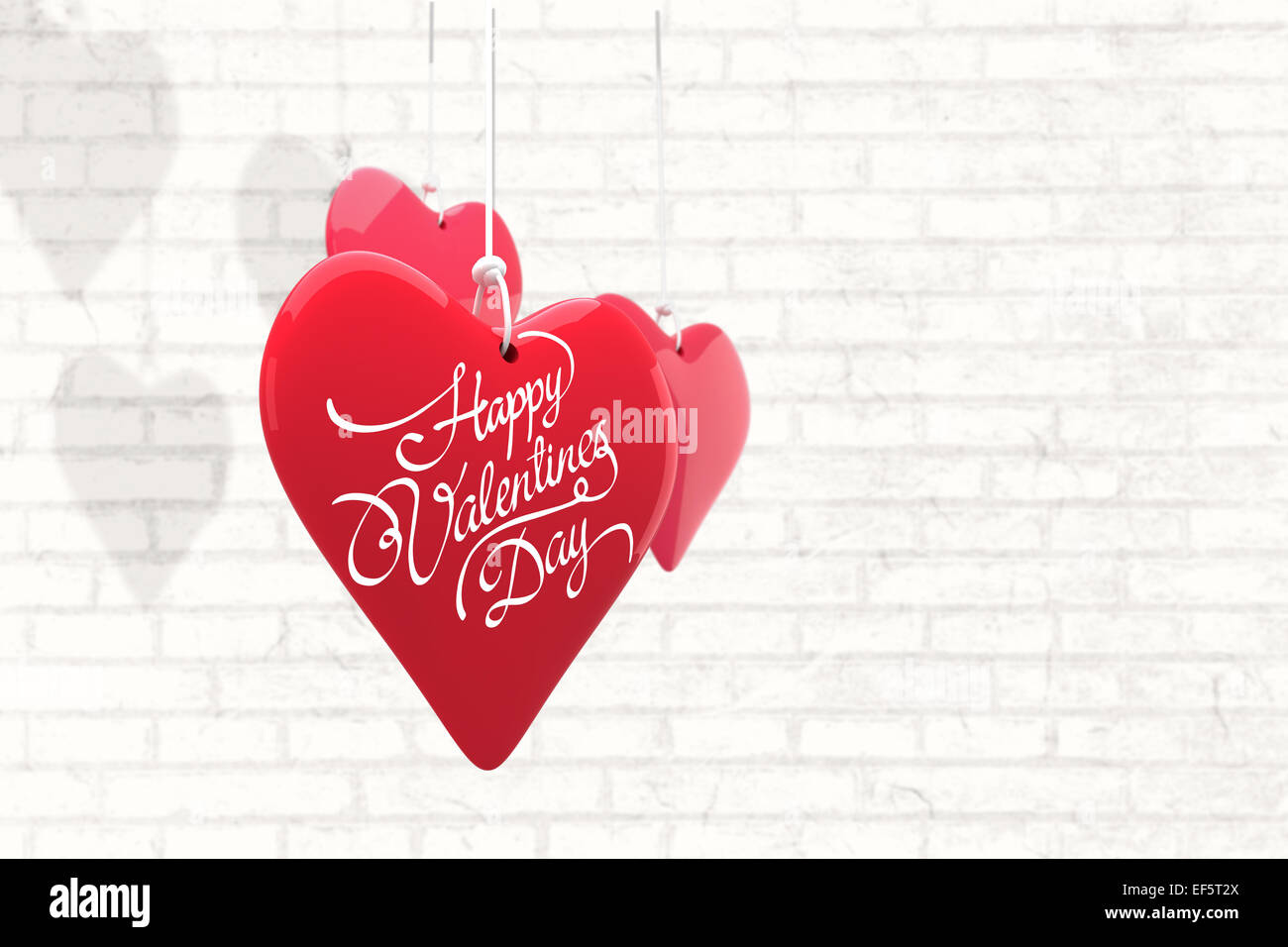 Image composite de happy Valentines Day Banque D'Images