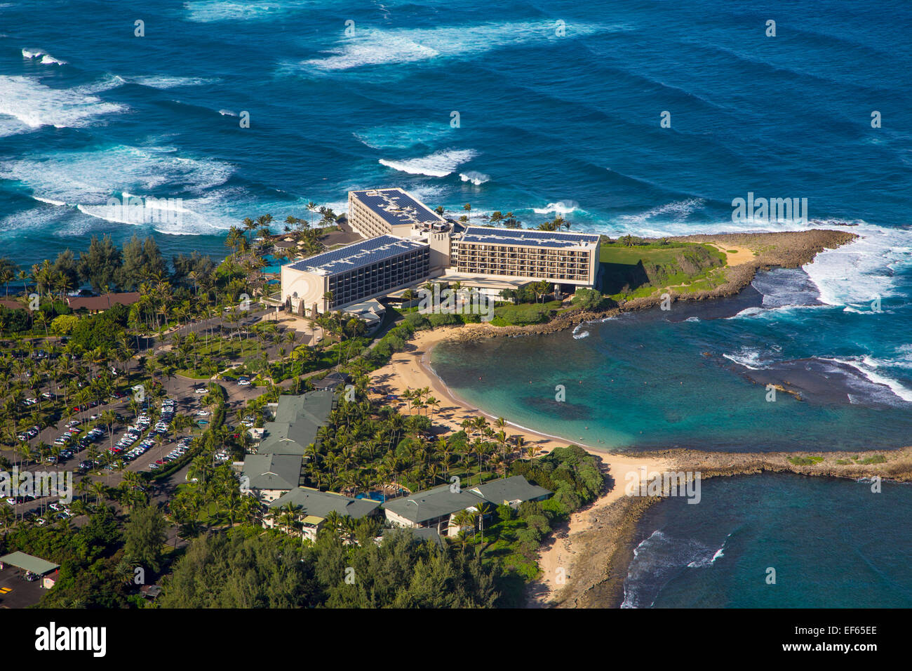 Turtle Bay, Resort, North Shore, Oahu, Hawaii Banque D'Images