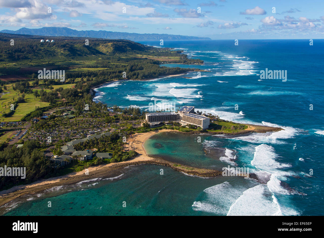 Turtle Bay, Resort, North Shore, Oahu, Hawaii Banque D'Images