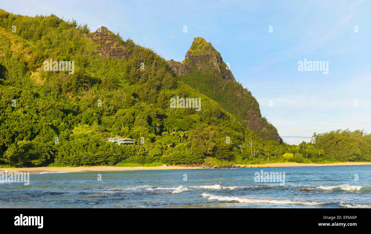 Haena Beach State Park, Kauai, Hawaii Banque D'Images