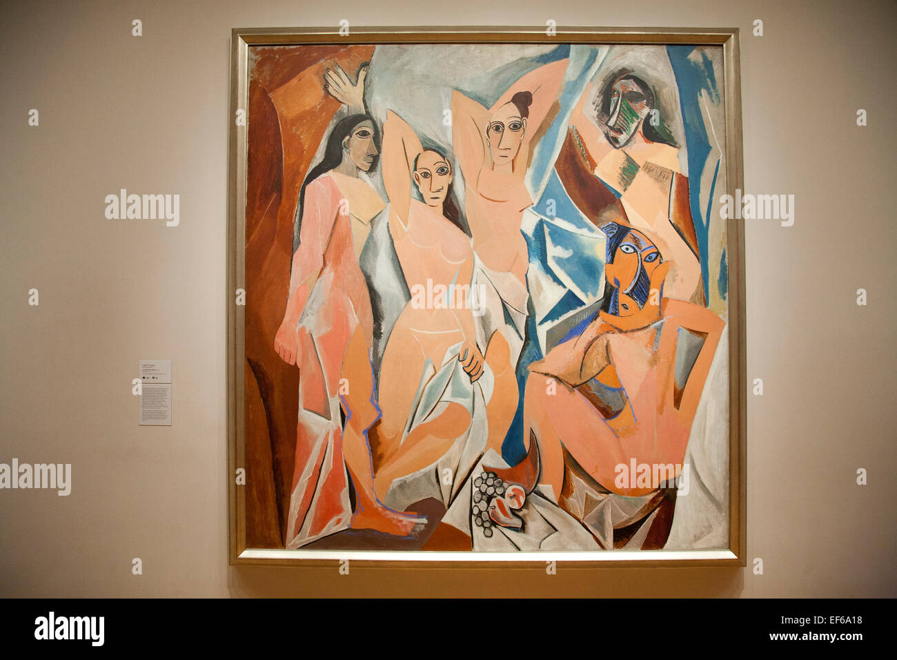 Les demoiselles d'Avignon, 1907, peinture de Pablo Picasso, le MOMA, Museum of Modern Art, New York, USA, Amérique Latine Banque D'Images