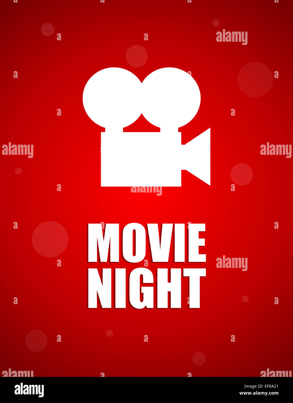 Movie night background Banque D'Images