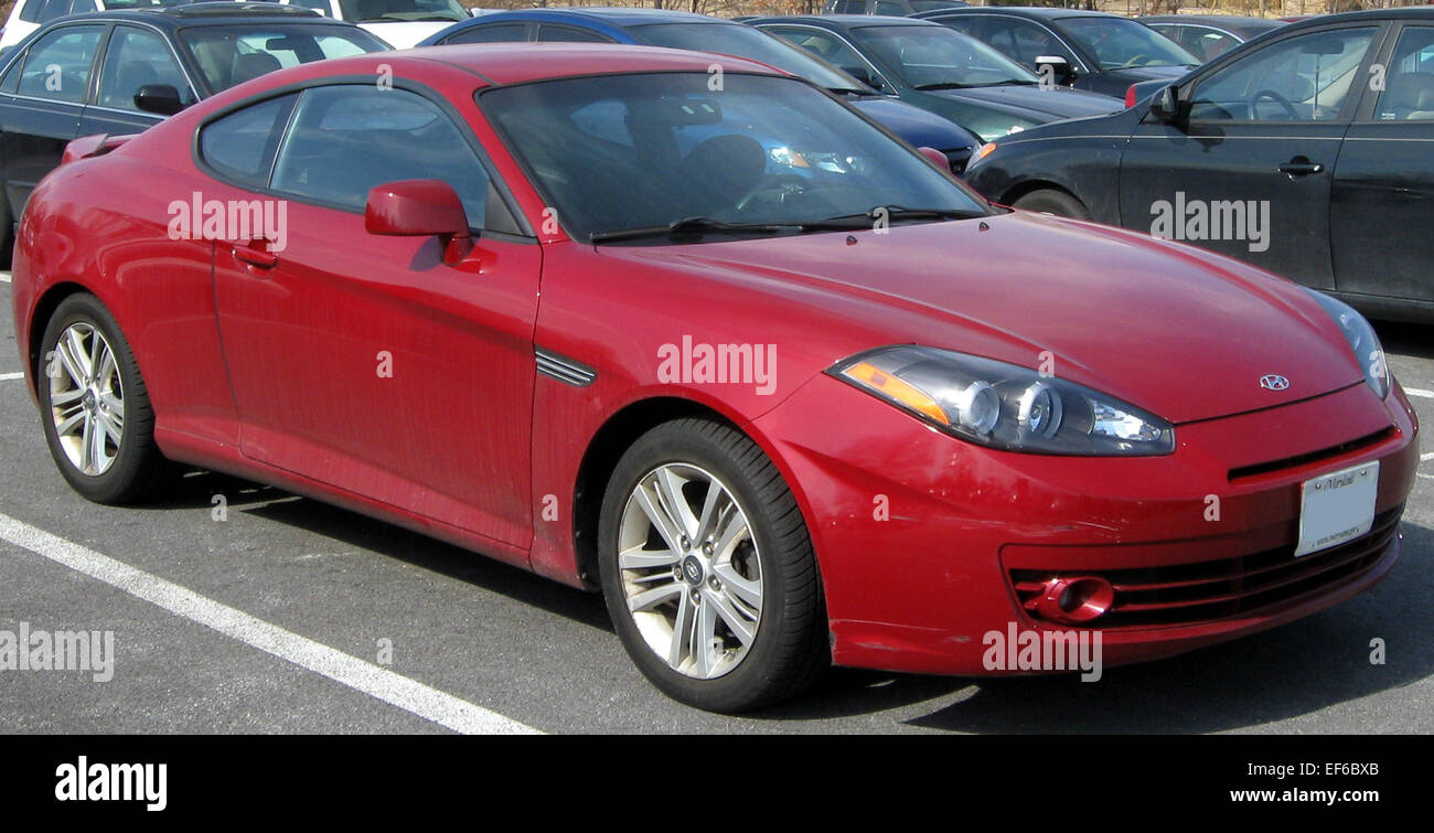 2007 Hyundai Tiburon 2008 0215 2011 Banque D'Images