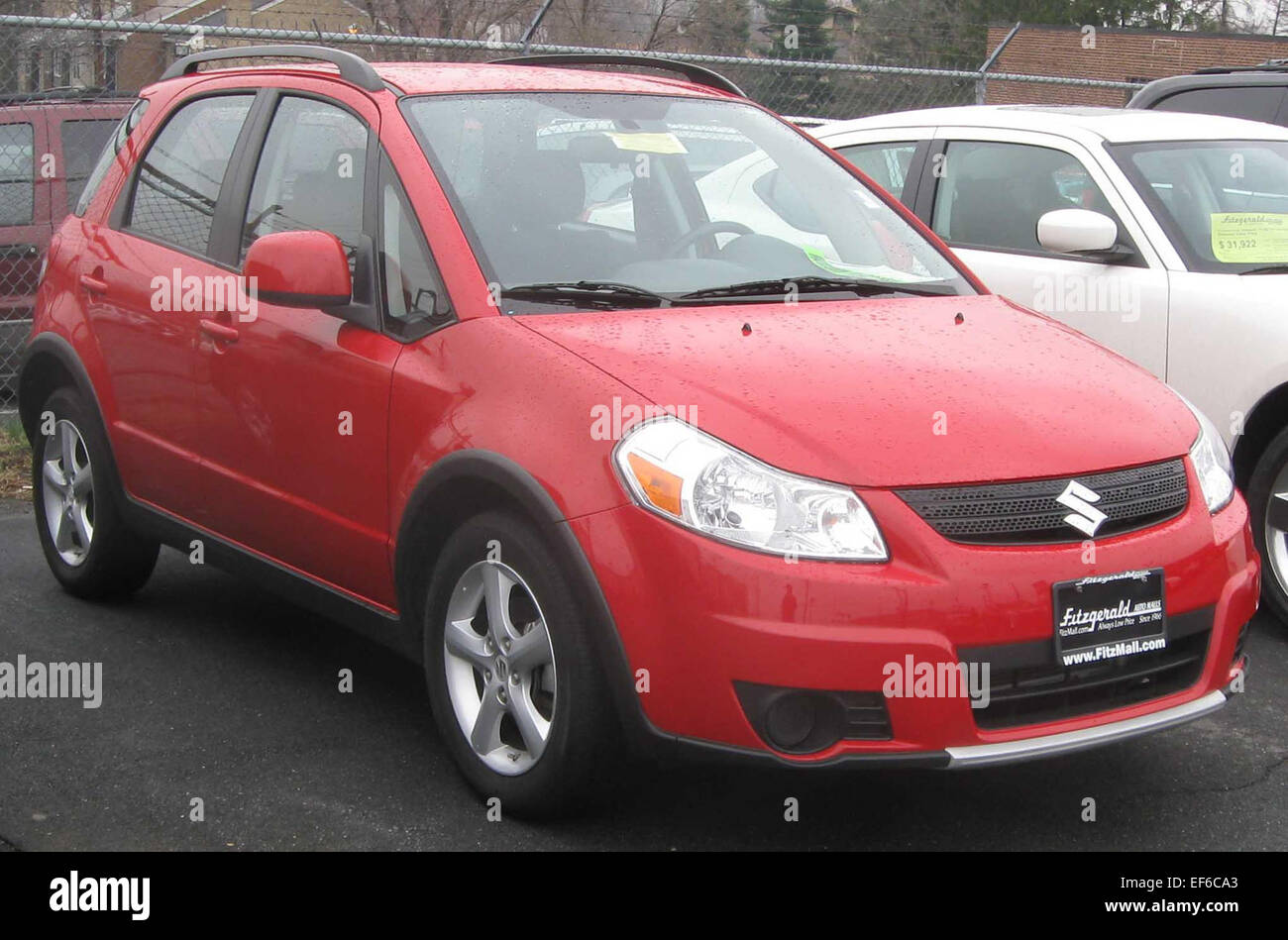 2007 Suzuki SX4 Berline Banque D'Images