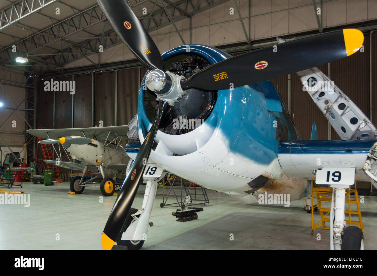 Grumman F6F Hellcat, Duxford, IWM Banque D'Images