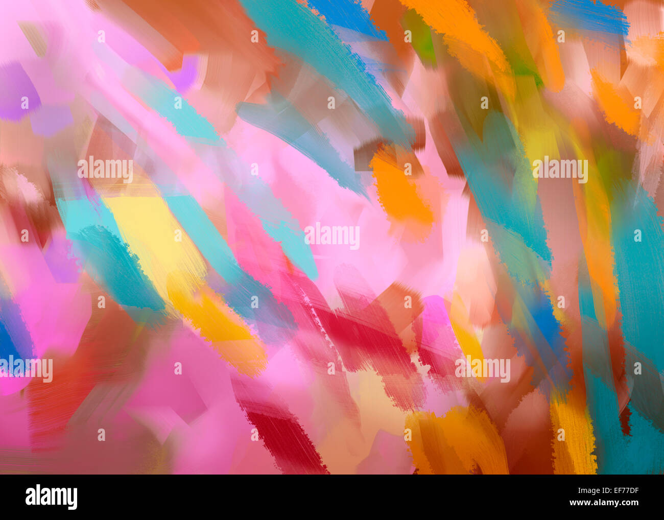 Peinture numérique Abstract Colorful Background texture Banque D'Images