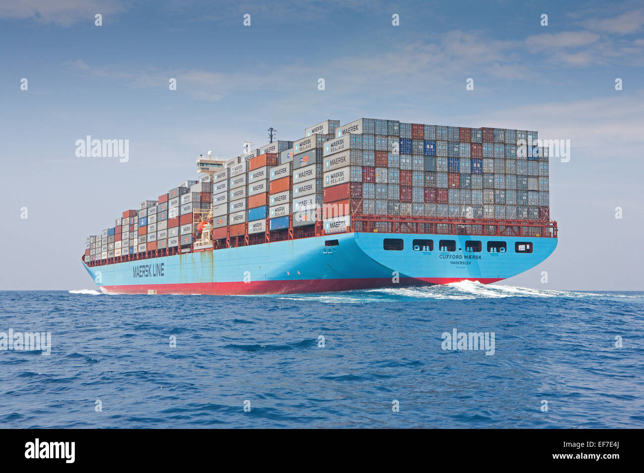 Porte-conteneurs Maersk Line Banque D'Images