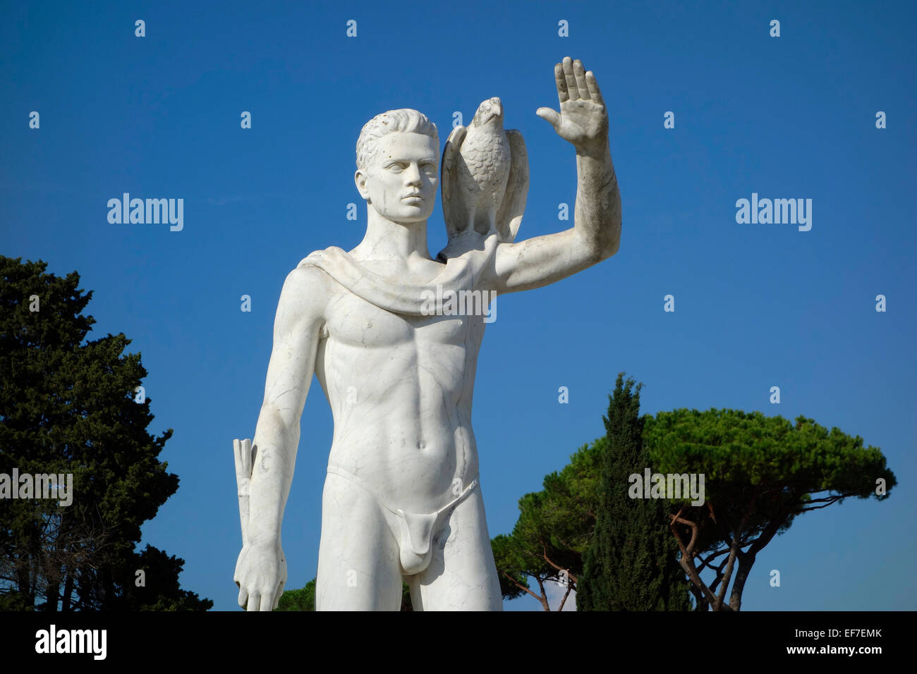 Stadio dei Marmi Foro Italico Rome Italie Banque D'Images