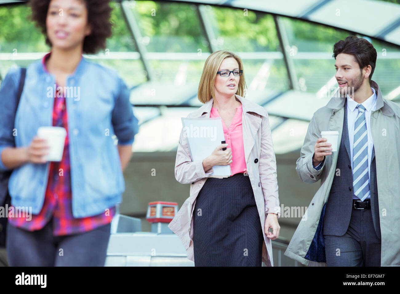 In gare Banque D'Images
