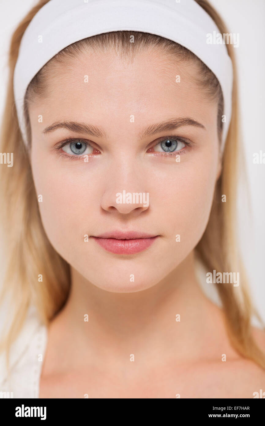 Portrait d'une belle femme Banque D'Images