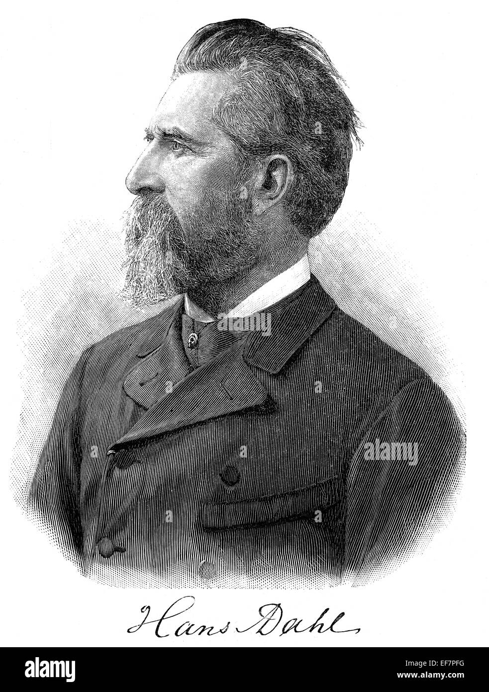 Hans Dahl, 1849- 1937, un peintre norvégien, Banque D'Images