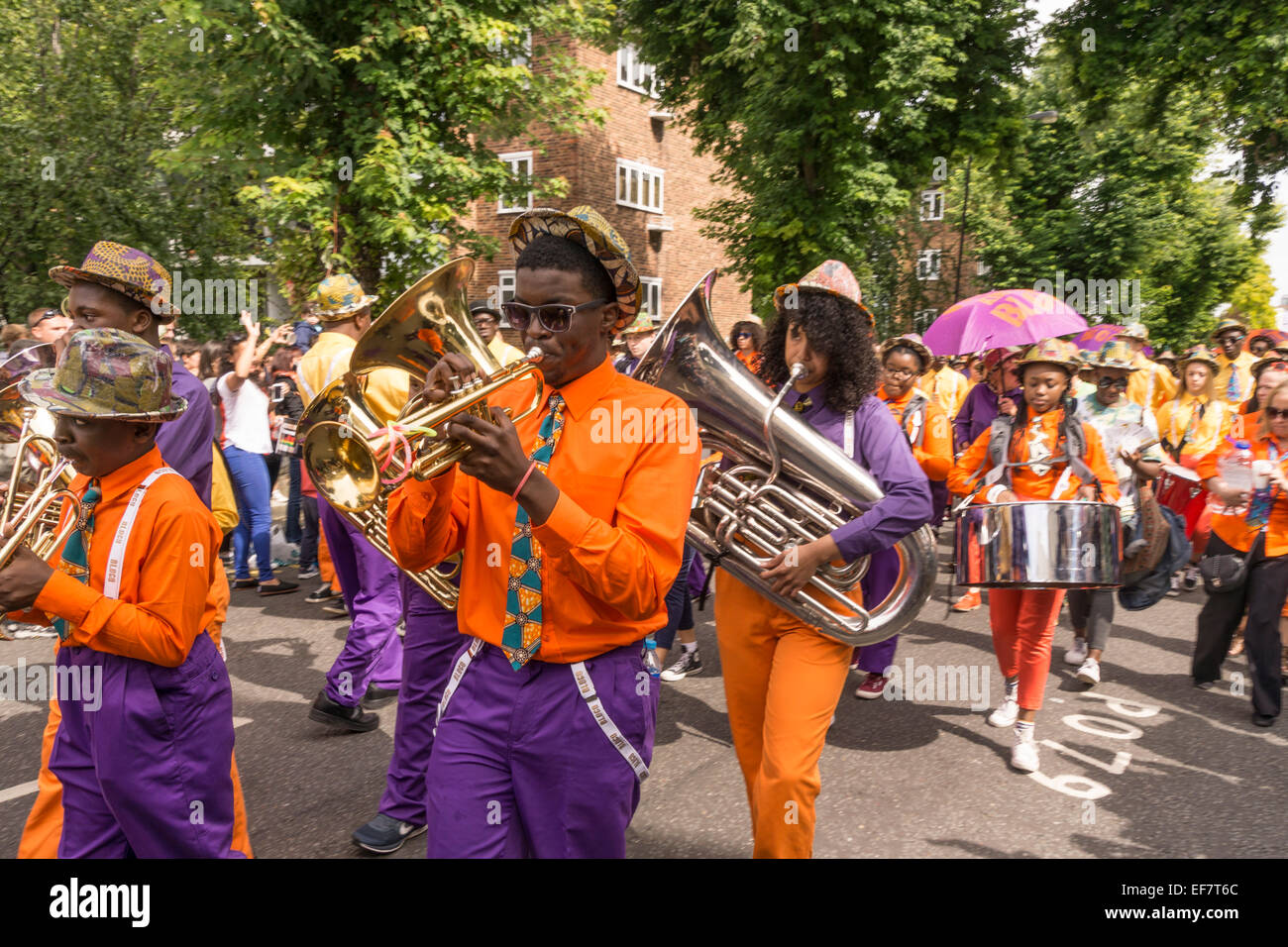 Le carnaval de Notting Hill, Londres, Angleterre Banque D'Images