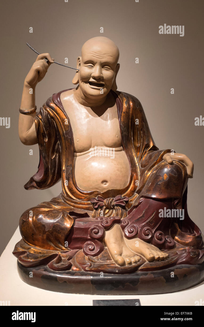 Buddhanandi le vénérable Musée des beaux-arts de Hanoi Vietnam Banque D'Images