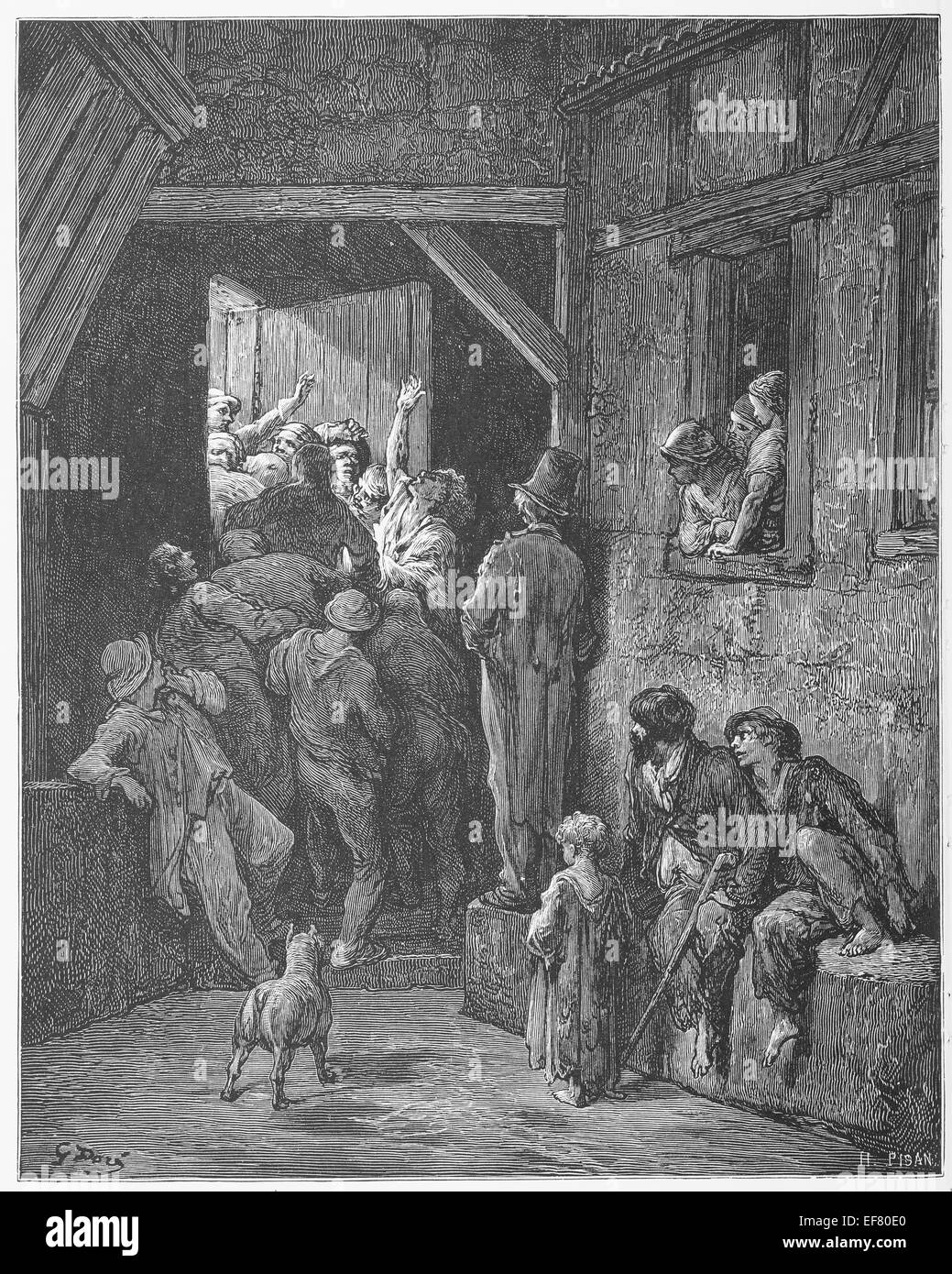 Tourner le sortir, Ratcliff - Dore's London Banque D'Images