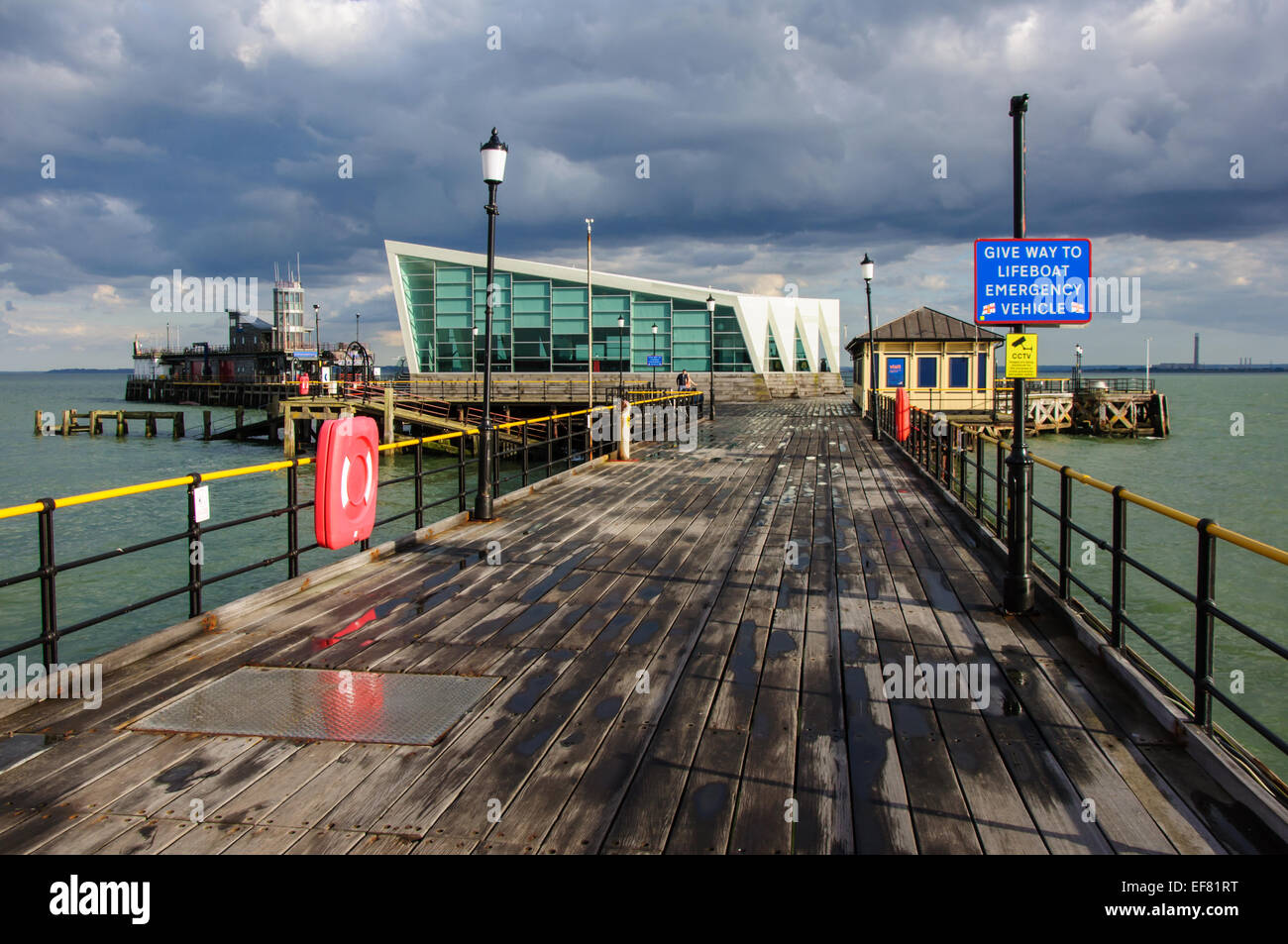 Southend-on-Sea pier. Banque D'Images