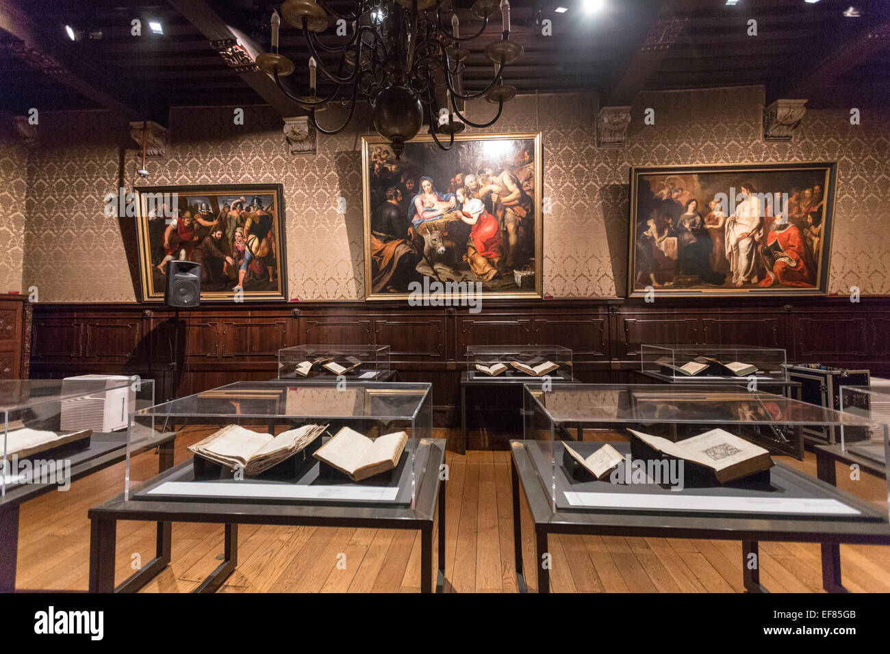 Musée Plantin-Moretus, Anvers Banque D'Images