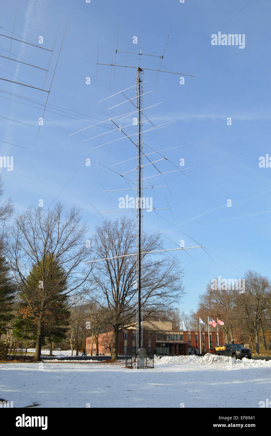 Le W1AW Station Memorial et de l'Administration centrale pour l'American Radio Relay League. Banque D'Images