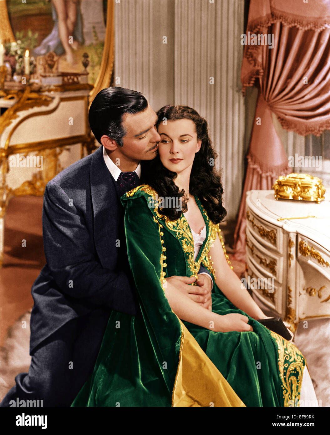 CLARK GABLE, Vivien Leigh, autant en emporte le vent, 1939 Banque D'Images