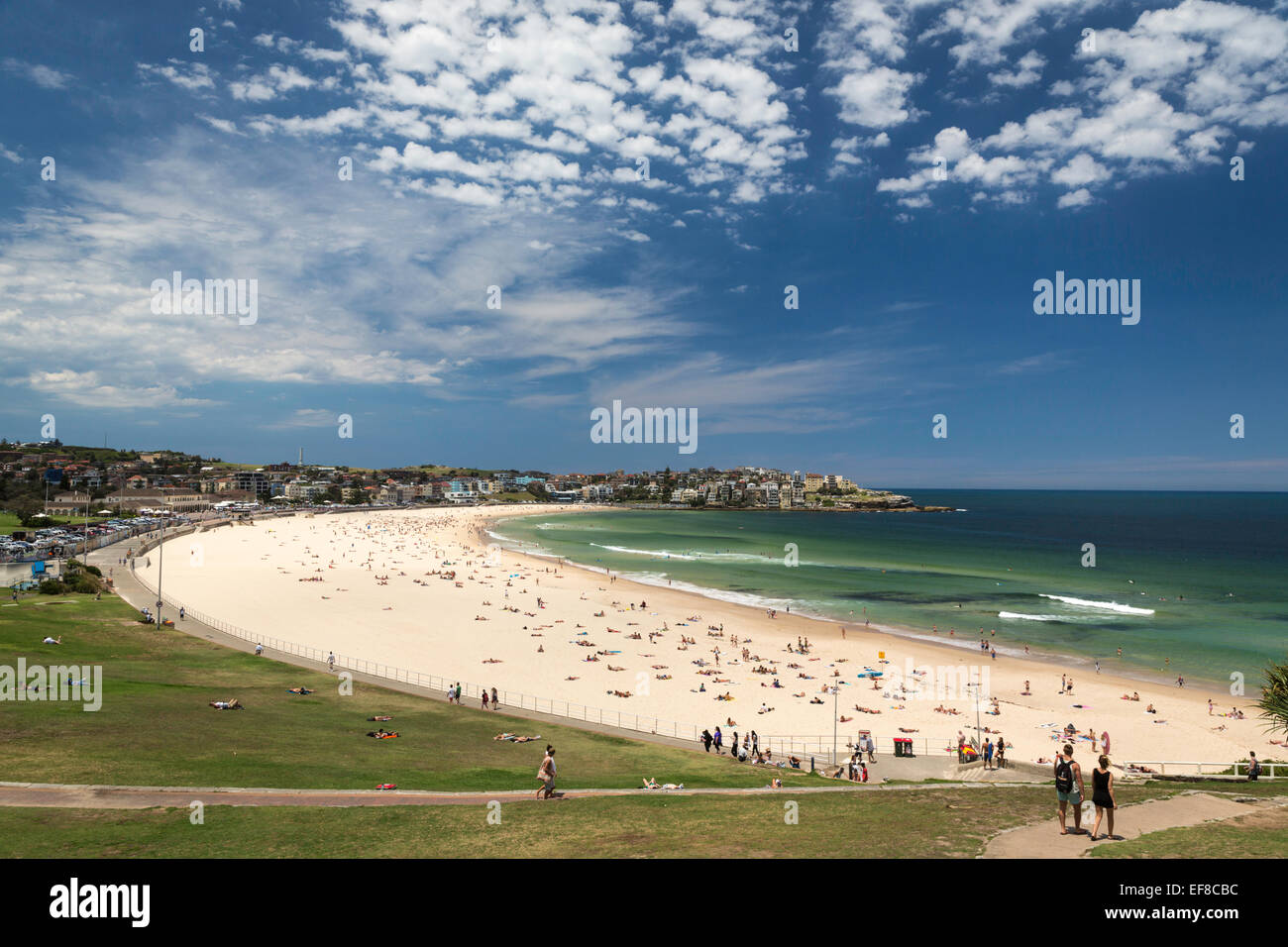 La plage de Bondi, Australie Banque D'Images