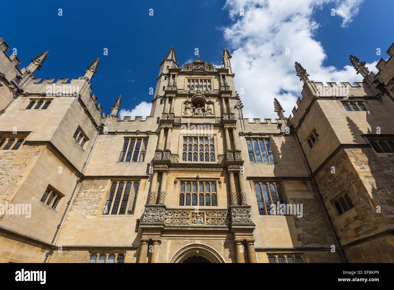 Old Bodleian Library, University of Oxford, Oxford, Oxfordshire, Angleterre, Royaume-Uni Banque D'Images