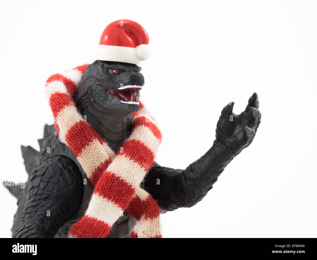 Godzilla japonais Toy, film emblématique et manga personnage célébration de Noël au Japon Banque D'Images