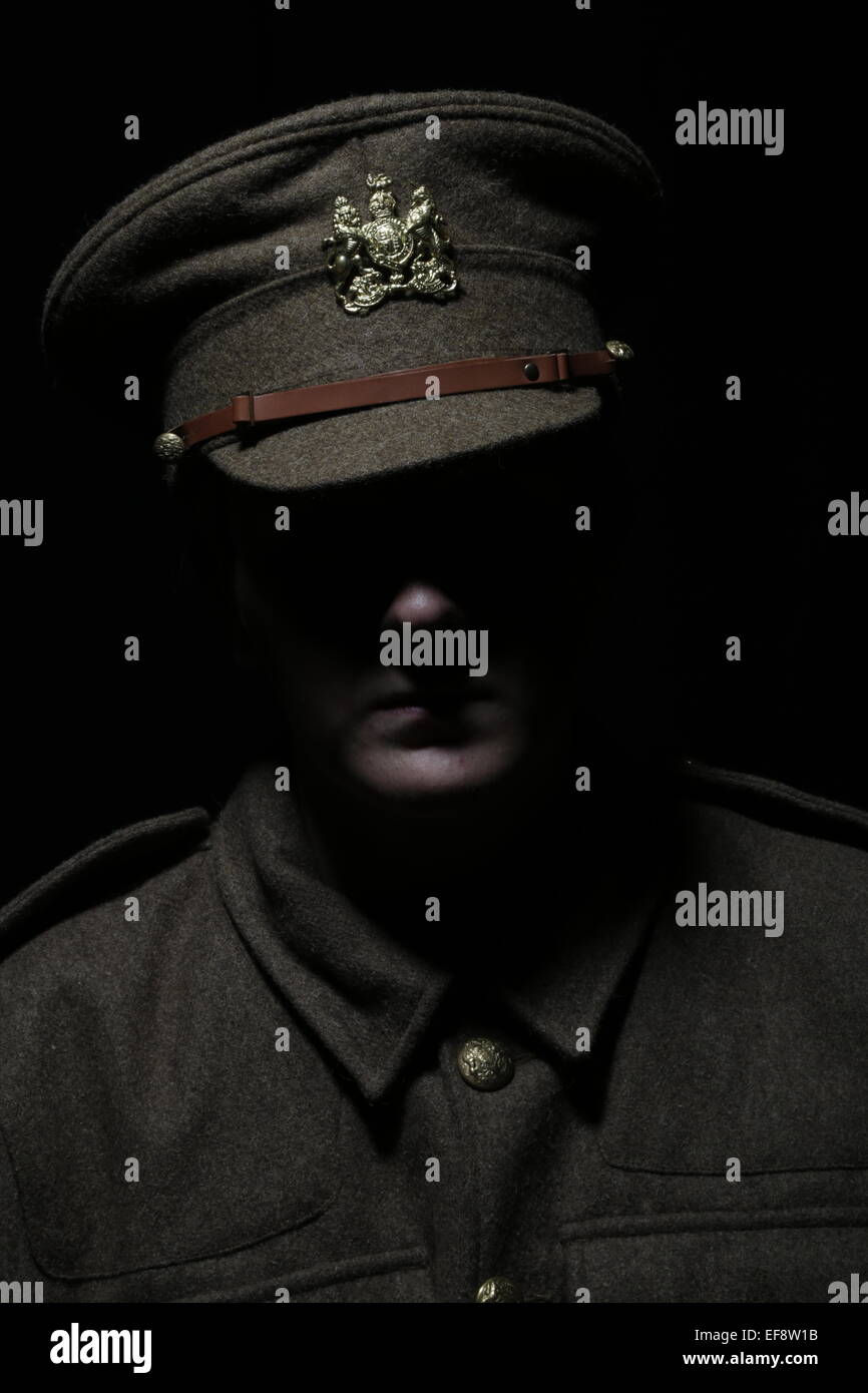 Un soldat de la seconde guerre mondiale Banque D'Images