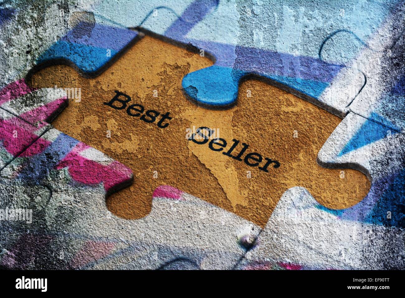 Meilleur vendeur concept puzzle Banque D'Images