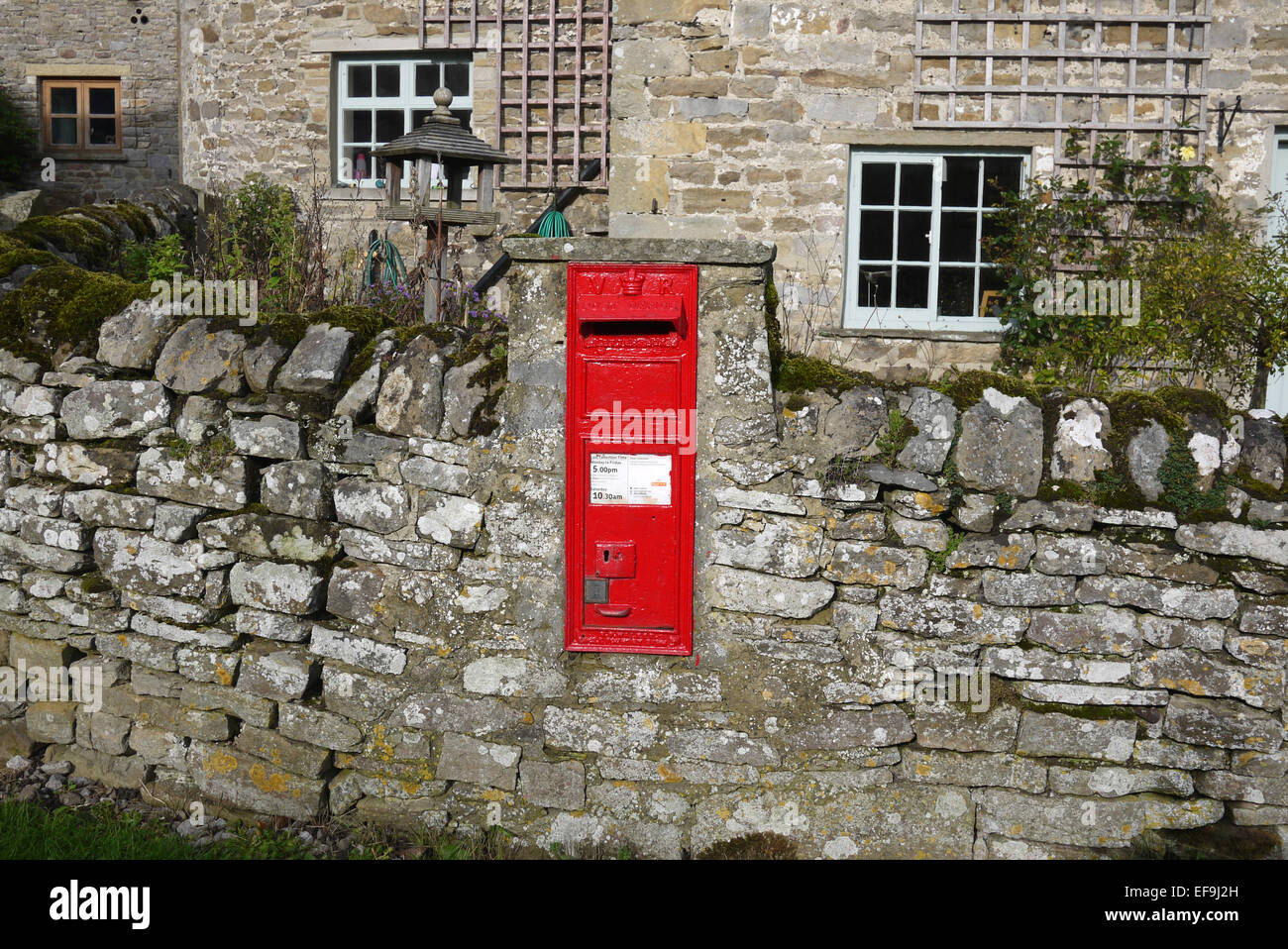 British post office post box Banque D'Images