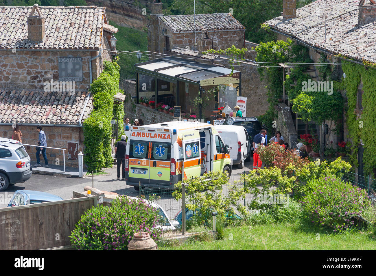 Voiture d’ambulance Banque D'Images