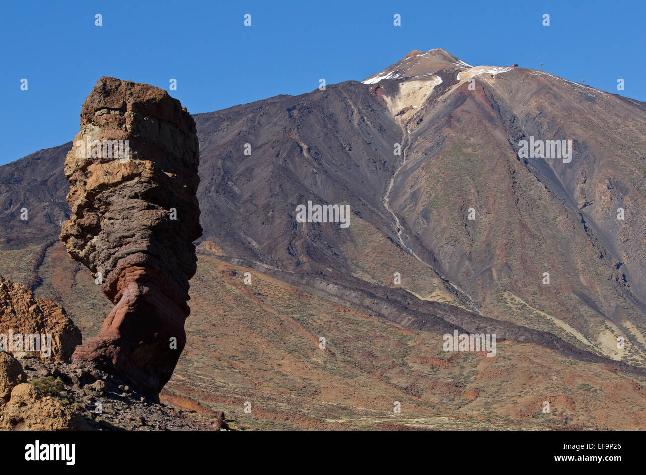 Roque Cinchado, Los Roques de Garcia, Las Cañadas del Teide, Banque D'Images