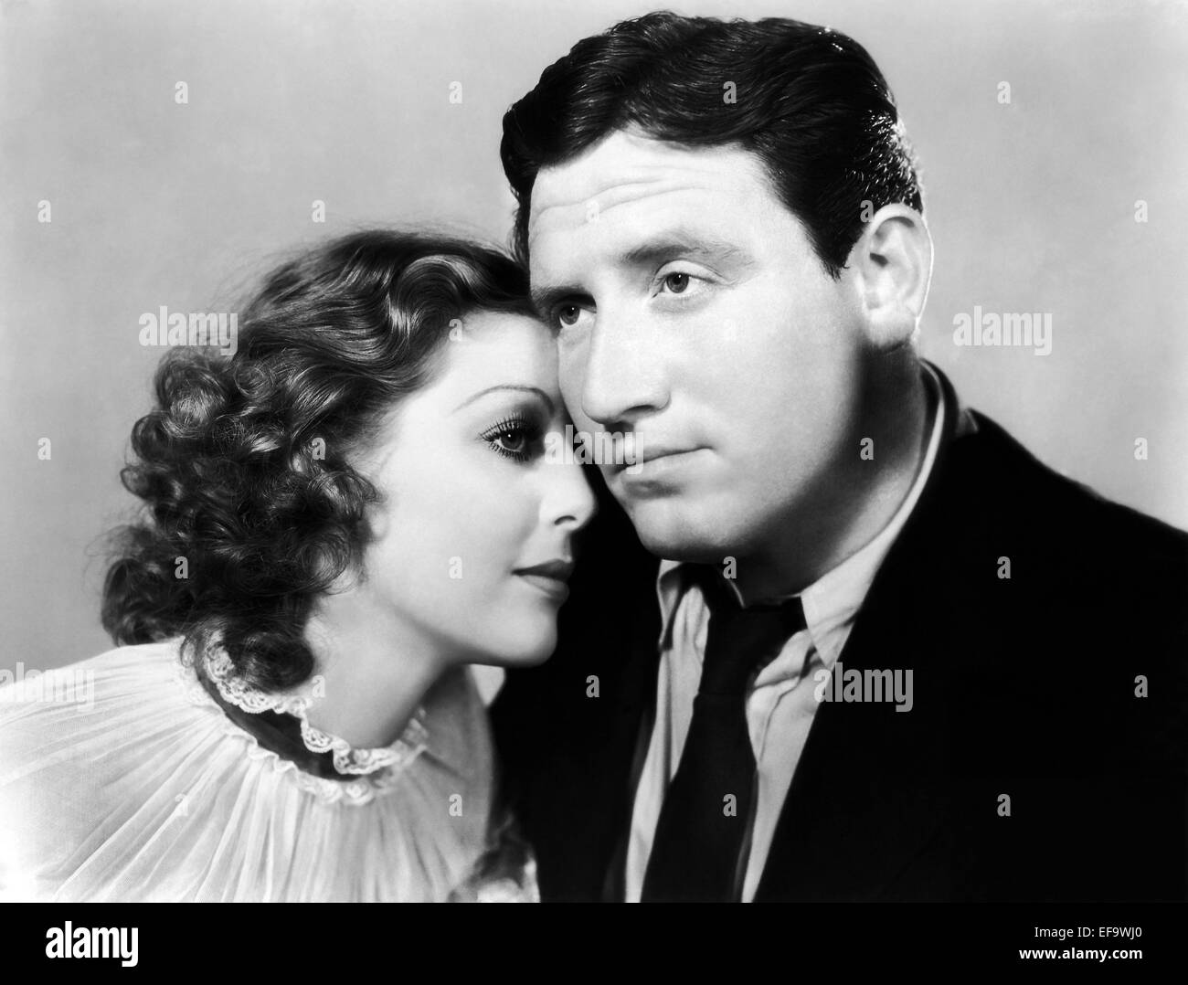 LORETTA YOUNG, Spencer Tracy, MAN'S CASTLE, 1933 Banque D'Images