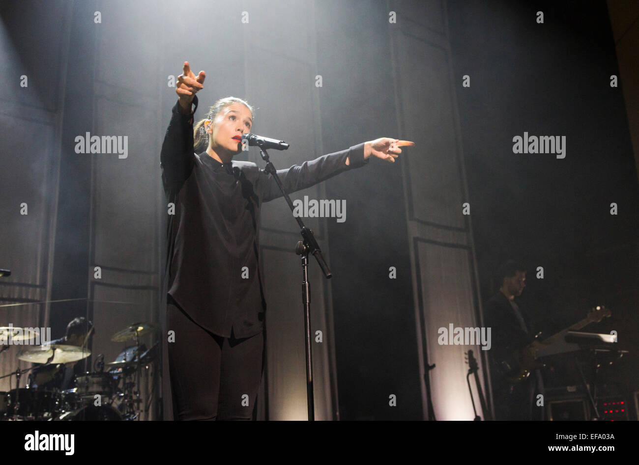 Londres, Royaume-Uni, 29 janvier 2015. Jessie Ware, o2 Academy Brixton. Crédit : Robert Stainforth/Alamy Live News Banque D'Images