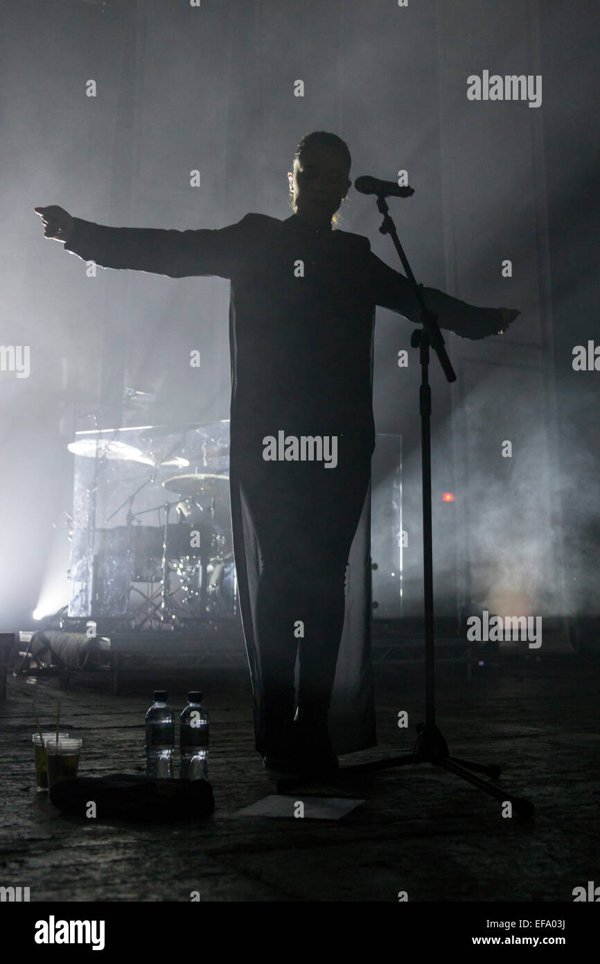 Londres, Royaume-Uni, 29 janvier 2015. Jessie Ware, o2 Academy Brixton. Crédit : Robert Stainforth/Alamy Live News Banque D'Images