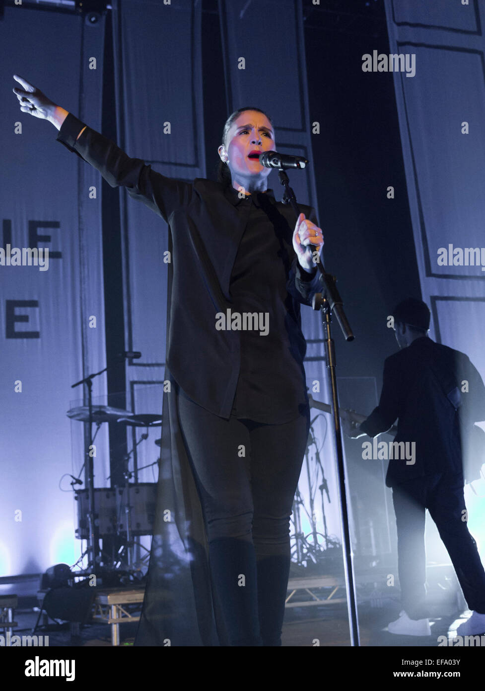 Londres, Royaume-Uni, 29 janvier 2015. Jessie Ware, o2 Academy Brixton. Crédit : Robert Stainforth/Alamy Live News Banque D'Images