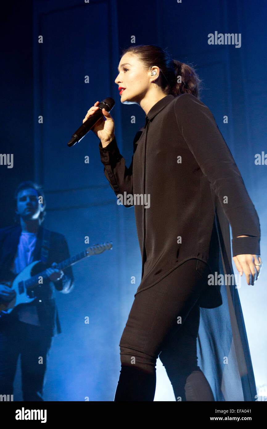 Londres, Royaume-Uni, 29 janvier 2015. Jessie Ware, o2 Academy Brixton. Crédit : Robert Stainforth/Alamy Live News Banque D'Images
