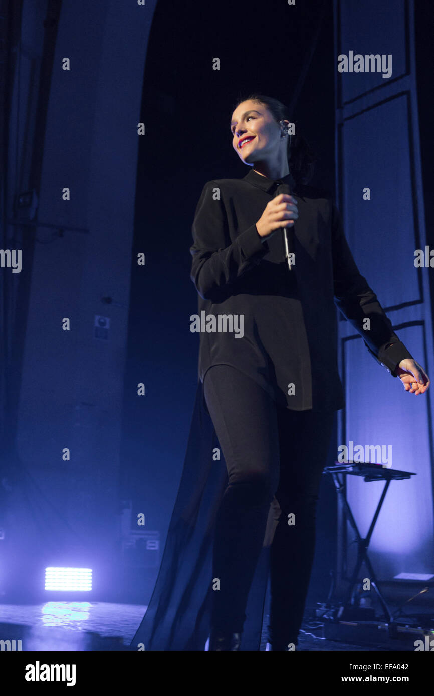 Londres, Royaume-Uni, 29 janvier 2015. Jessie Ware, o2 Academy Brixton. Crédit : Robert Stainforth/Alamy Live News Banque D'Images