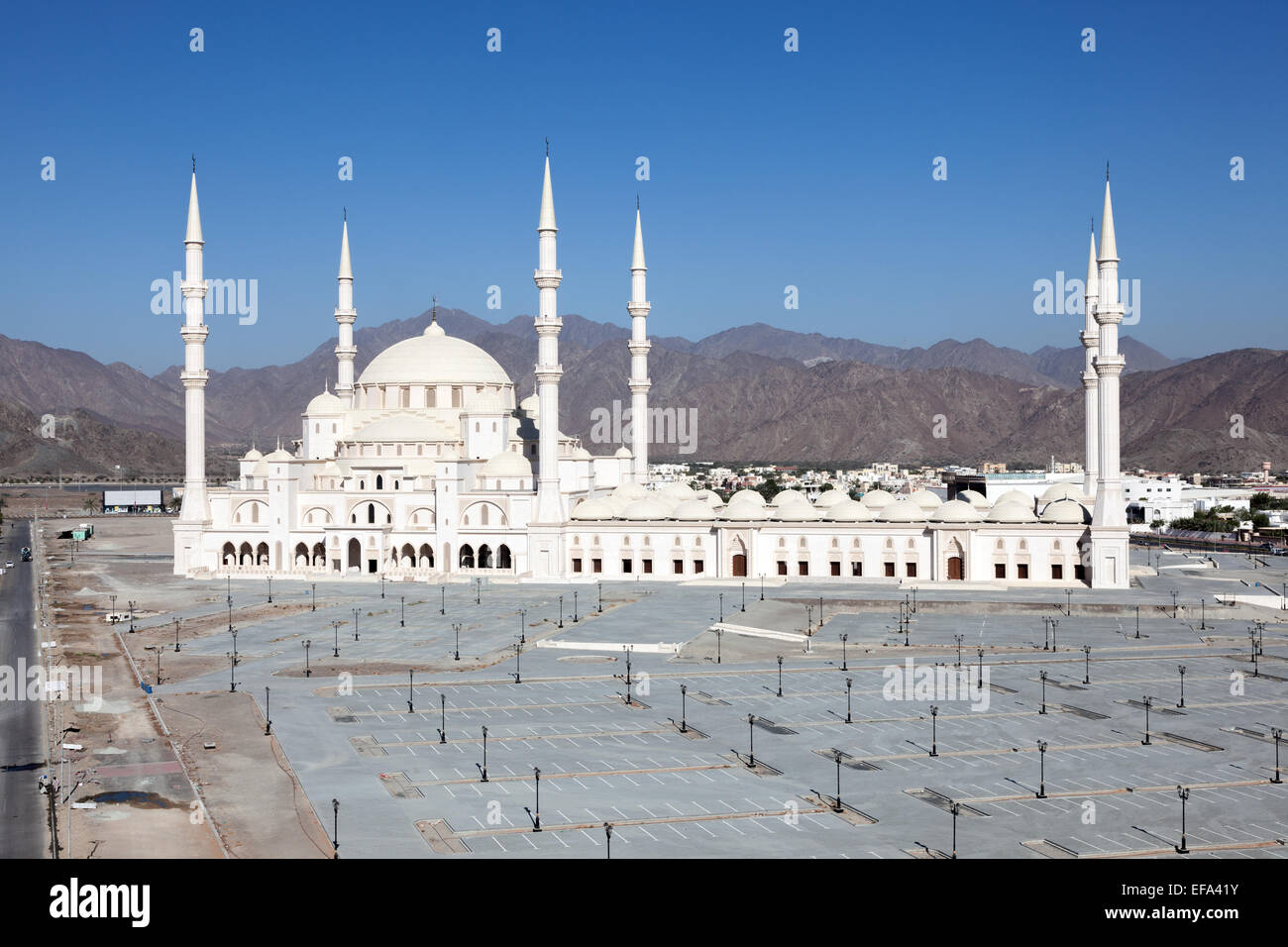 La nouvelle grande mosquée de Sheikh Zayed à Dubaï, Émirats Arabes Unis Banque D'Images