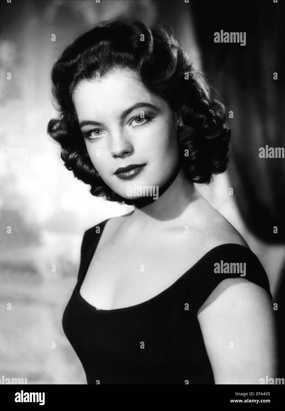 L'ACTRICE Romy SCHNEIDER (1955) Banque D'Images