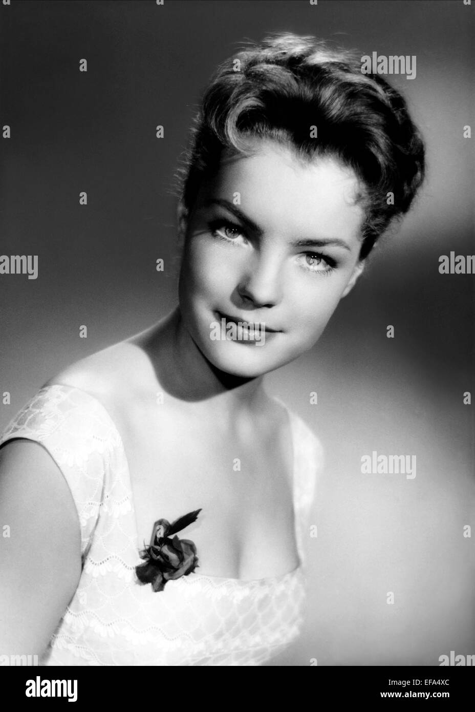 L'ACTRICE Romy SCHNEIDER (1956) Banque D'Images